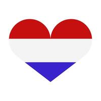 Holanda bandera en vector
