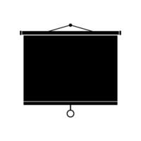 Projector screen in vector
