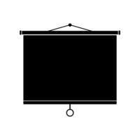 Projector screen in vector