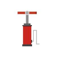 Bike pump illustrated in vector