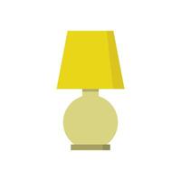 Bedside lamp in vector