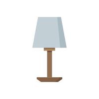 Bedside lamp in vector