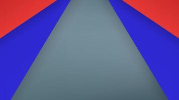 Abstract red and blue material design on grey background. Template for cover, business presentation, web design and brochure. Copy space for text. vector