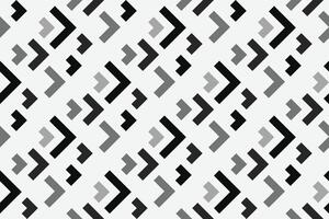 Retro black and white geometric pattern background, abstract square lines art. Trendy bauhaus pattern backgrounds vector