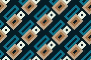 Geometric seamless pattern vector