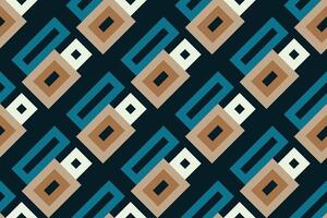 Geometric seamless pattern vector