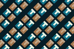 Geometric seamless pattern vector