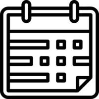 Calendar Icon symbol image vector