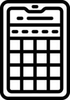 Calendar Icon symbol image vector