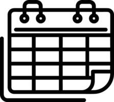 Calendar Icon symbol image vector