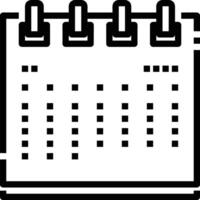 Calendar Icon symbol image vector