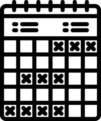 Calendar Icon symbol image