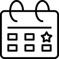 Calendar Icon symbol image vector