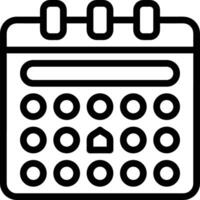 Calendar Icon symbol image vector