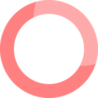 rosa cirkel ikon png
