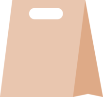 icono de bolsa de papel png