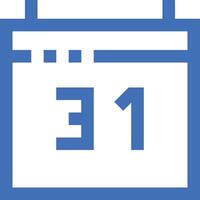 Calendar Icon symbol image vector