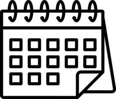 Calendar Icon symbol image vector