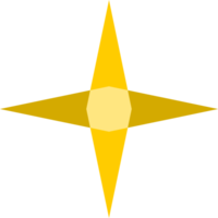 brillar ligero estrella icono png