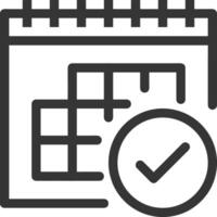 Calendar Icon symbol image vector