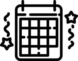 Calendar Icon symbol image vector