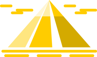 egypten gammal pyramider av giza är egyptisk farao grav ikon png