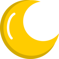 creciente Luna estrella icono png