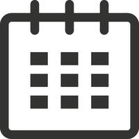 Calendar Icon symbol image vector