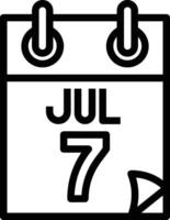 Calendar Icon symbol image vector