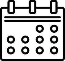 Calendar Icon symbol image vector