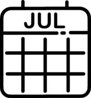 Calendar Icon symbol image vector