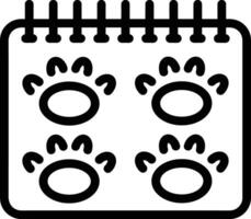 Calendar Icon symbol image vector