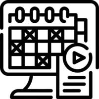 Calendar Icon symbol image vector