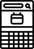 Calendar Icon symbol image vector