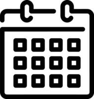 Calendar Icon symbol image vector