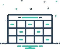 Calendar Icon symbol image vector