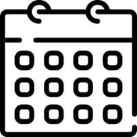 Calendar Icon symbol image vector