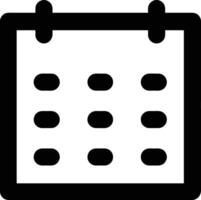 Calendar Icon symbol image vector