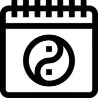 calendario icono símbolo imagen vector