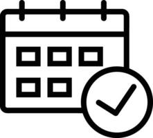 Calendar Icon symbol image vector