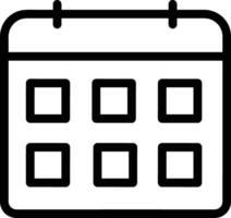 Calendar Icon symbol image vector