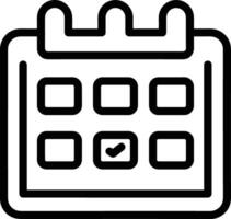 Calendar Icon symbol image vector