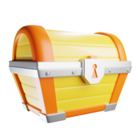 3D Illustration treasure chest png