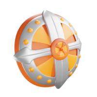 3D Illustration shield png