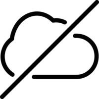 Cloud icon symbol image. Illustration of the hosting storage design image vector