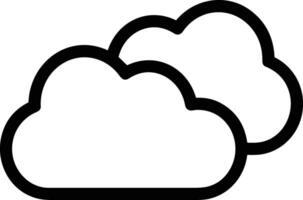 Cloud icon symbol image. Illustration of the hosting storage design image vector