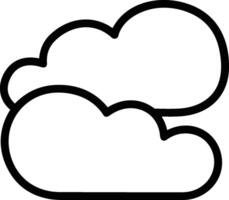 Cloud icon symbol image. Illustration of the hosting storage design image vector