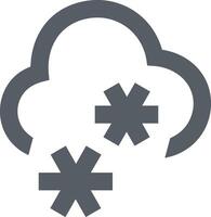 Cloud icon symbol image. Illustration of the hosting storage design image vector