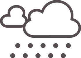 Cloud icon symbol image. Illustration of the hosting storage design image vector