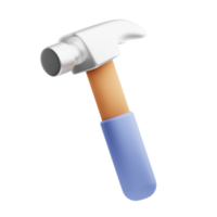 3D Illustration hammer png